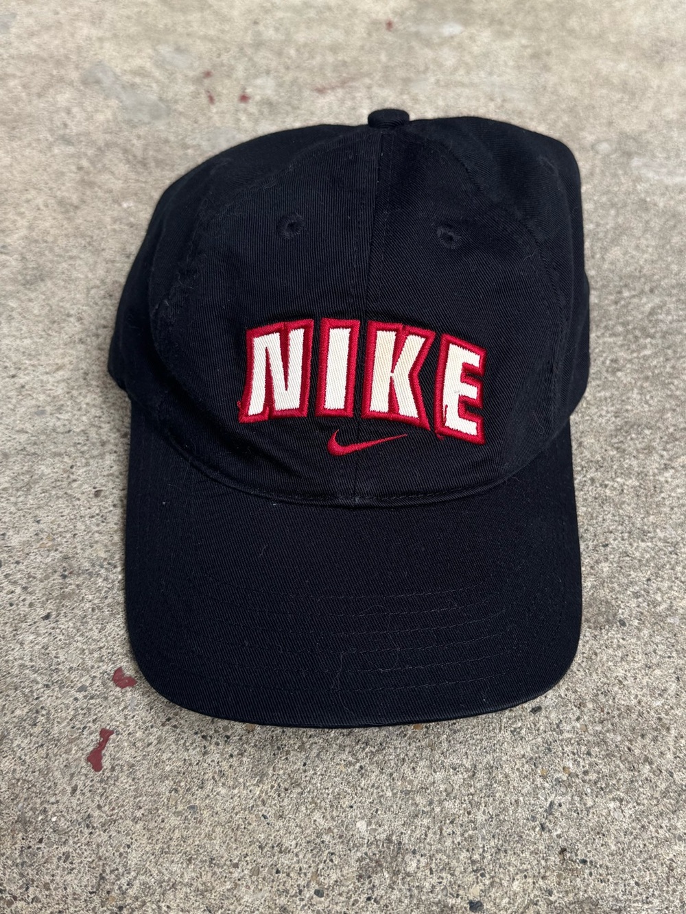 Vintage Nike Center Swoosh Hat / Velcro / 1990s